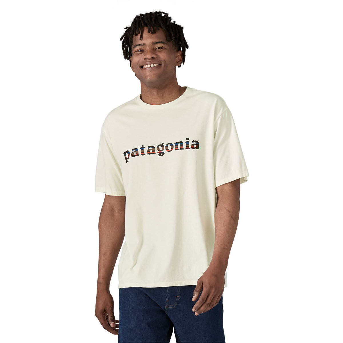 メンズ・'73 テキスト・ロゴ・オーガニック・Tシャツ