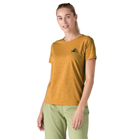 ウィメンズ・キャプリーン・クール・デイリー・グラフィック・シャツ（ランズ）