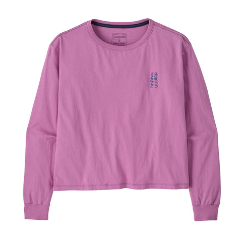 ウィメンズ・ロングスリーブ・ドリフトウェイズ・イージーカット・オーガニック・Tシャツ