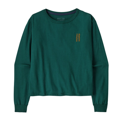 ウィメンズ・ロングスリーブ・ドリフトウェイズ・イージーカット・オーガニック・Tシャツ