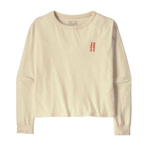 ウィメンズ・ロングスリーブ・ドリフトウェイズ・イージーカット・オーガニック・Tシャツ