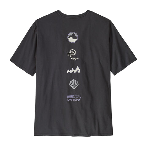 メンズ・ロング・ウェイ・ラウンド・オーガニック・Tシャツ