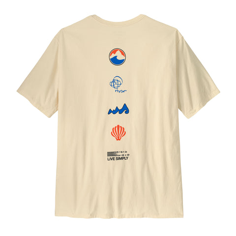 メンズ・ロング・ウェイ・ラウンド・オーガニック・Tシャツ