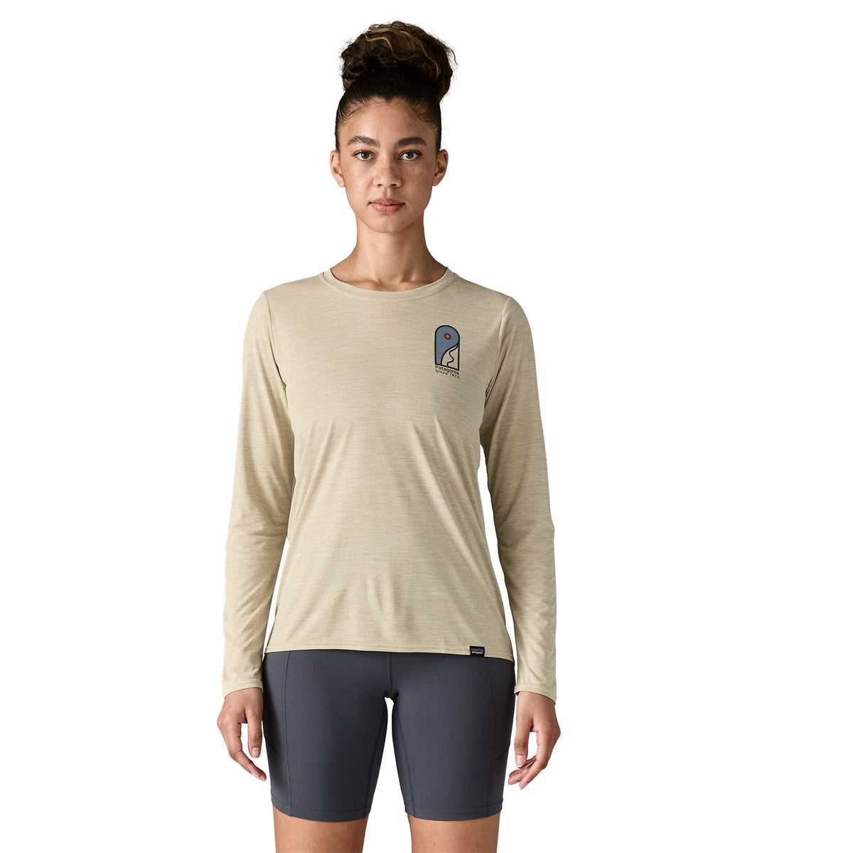 ウィメンズ･ロングスリーブ･キャプリーン･クール･デイリー･グラフィック･シャツ (ランズ)