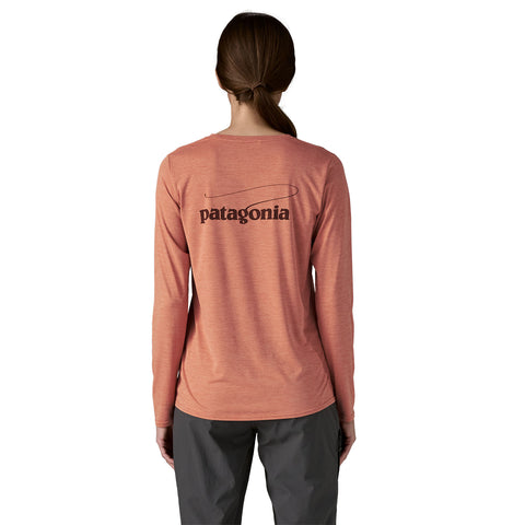 ウィメンズ・ロングスリーブ・キャプリーン・クール・デイリー・グラフィック・シャツ（ウォーターズ）