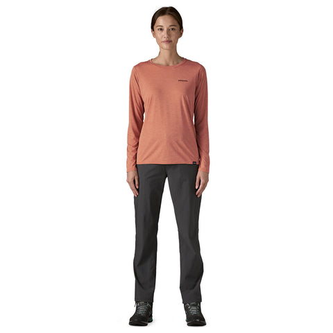 ウィメンズ・ロングスリーブ・キャプリーン・クール・デイリー・グラフィック・シャツ（ウォーターズ）