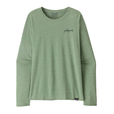 ウィメンズ・ロングスリーブ・キャプリーン・クール・デイリー・グラフィック・シャツ（ウォーターズ）