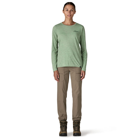 ウィメンズ・ロングスリーブ・キャプリーン・クール・デイリー・グラフィック・シャツ（ウォーターズ）