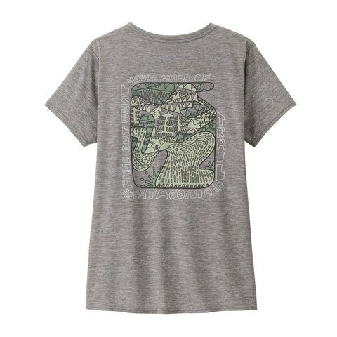 ウィメンズ・キャプリーン・クール・デイリー・グラフィック・シャツ（ランズ） SS25