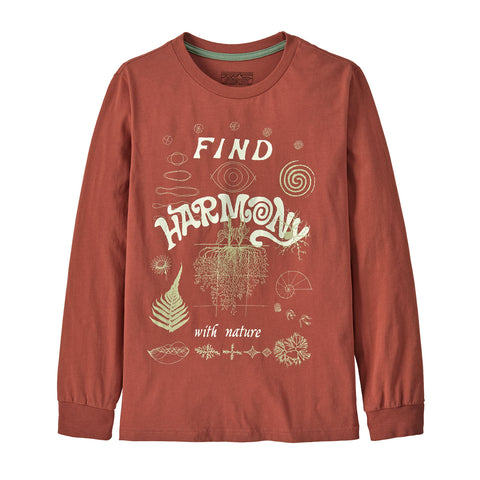 キッズ・ロングスリーブ・グラフィック・Tシャツ