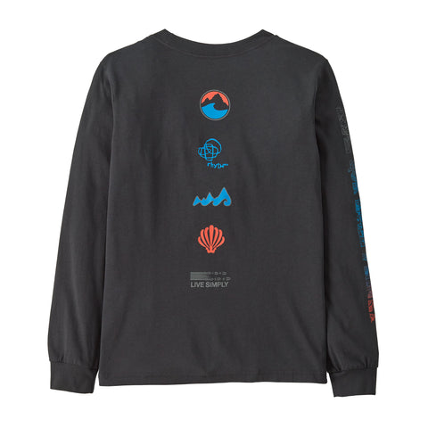 キッズ・ロングスリーブ・グラフィック・Tシャツ