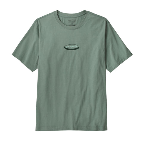 【オーガニックコットン】メンズ・'95 オーバル・ロゴ・Tシャツ