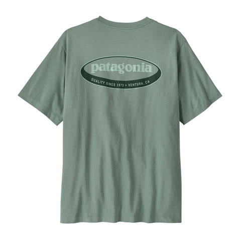 【オーガニックコットン】メンズ・'95 オーバル・ロゴ・Tシャツ