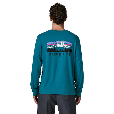 メンズ・ロングスリーブ・フィッツロイ・フットヒルズ・Tシャツ