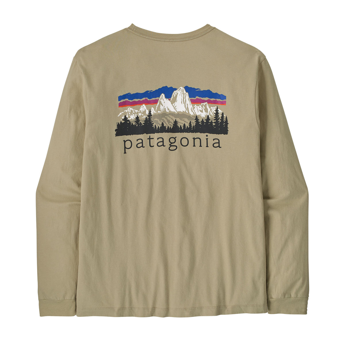 メンズ・ロングスリーブ・フィッツロイ・フットヒルズ・Tシャツ