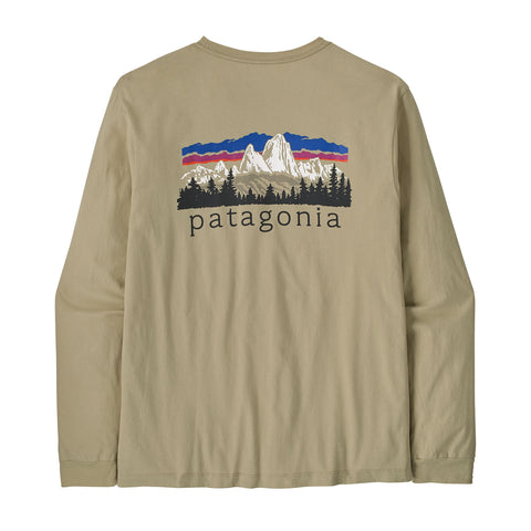 メンズ・ロングスリーブ・フィッツロイ・フットヒルズ・Tシャツ