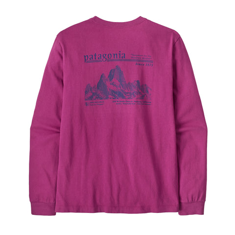 メンズ・ロングスリーブ・ミッドウェイト・ハット・トリッパー・スカイライン・Tシャツ