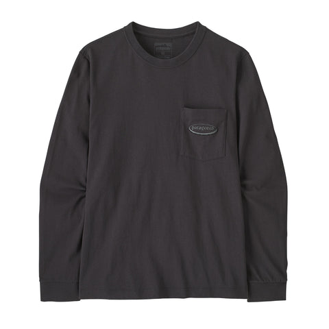 メンズ・ロングスリーブ・ミッドウェイト・'95 オーバル・ロゴ・ポケット・Tシャツ