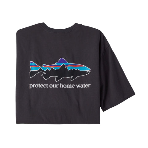 メンズ・ホーム・ウォーター・トラウト・オーガニック・Tシャツ