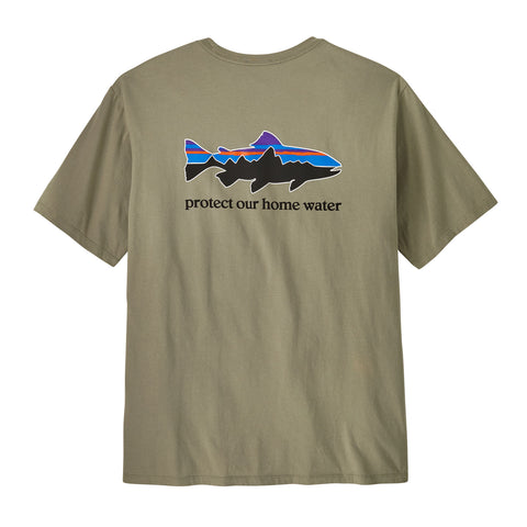 メンズ・ホーム・ウォーター・トラウト・オーガニック・Tシャツ