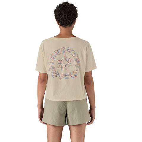 ウィメンズ・ミューチュアリズム・イージーカット・オーガニック・Tシャツ