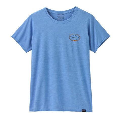 ウィメンズ・キャプリーン・クール・デイリー・グラフィック・シャツ（ランズ）