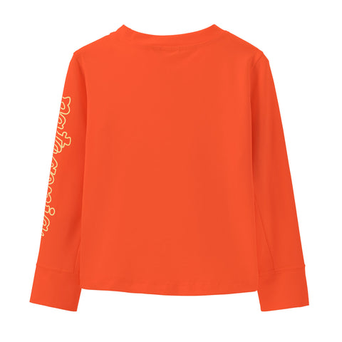 【UPF40+ 吸湿速乾】ベビー・ロングスリーブ・キャプリーン・シルクウェイト・Tシャツ