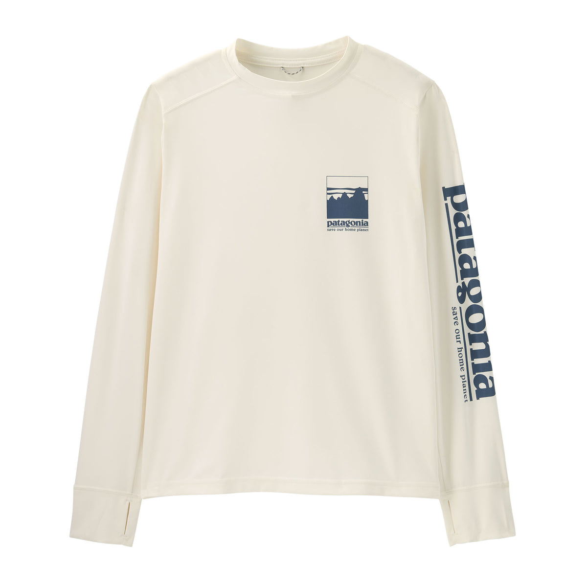 【UPF40+ 吸湿速乾】キッズ・ロングスリーブ・キャプリーン・シルクウェイト・Tシャツ
