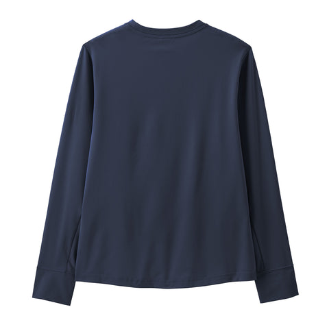 【UPF40+ 吸湿速乾】キッズ・ロングスリーブ・キャプリーン・シルクウェイト・Tシャツ