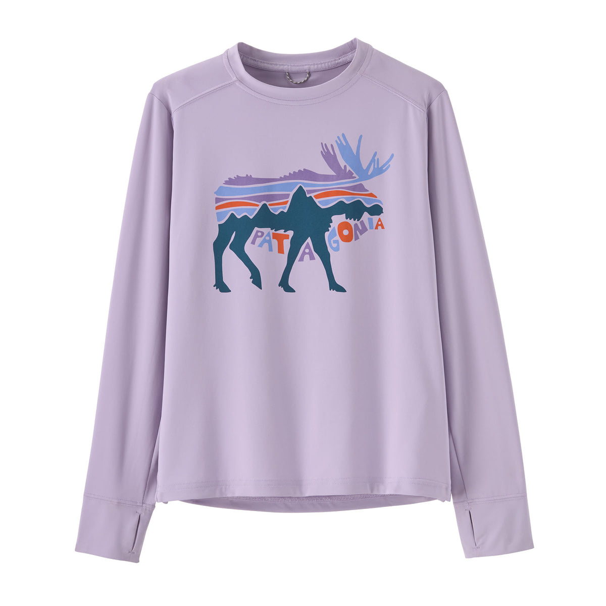 キッズ・ロングスリーブ・キャプリーン・シルクウェイト・Tシャツ