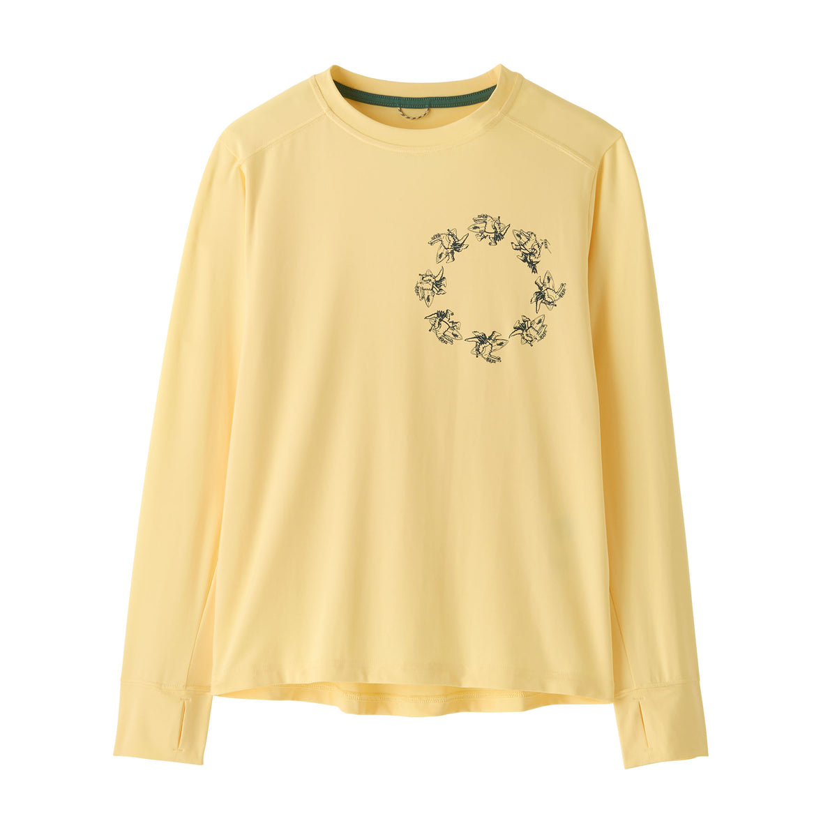 【UPF40+ 吸湿速乾】キッズ・ロングスリーブ・キャプリーン・シルクウェイト・Tシャツ SS25