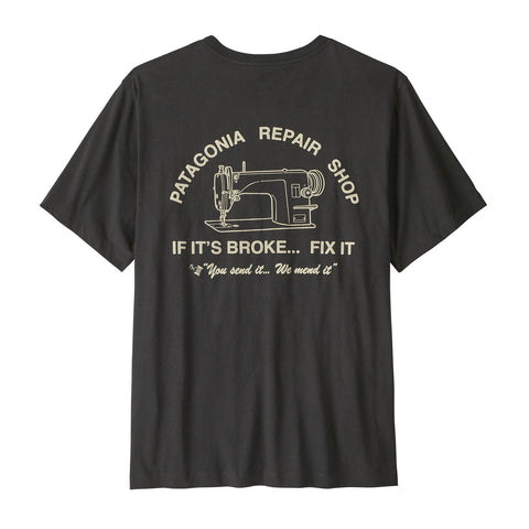 【オーガニックコットン】メンズ・リペア・ショップ・Tシャツ