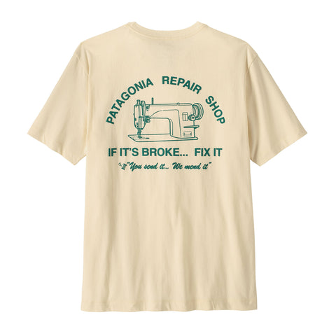 【オーガニックコットン】メンズ・リペア・ショップ・Tシャツ