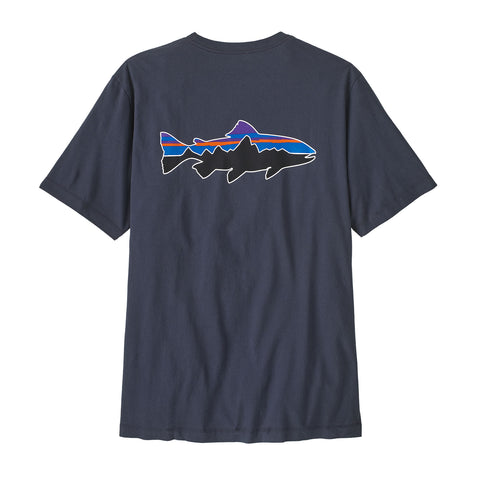 【オーガニックコットン】メンズ・フィッツロイ・トラウト・Tシャツ