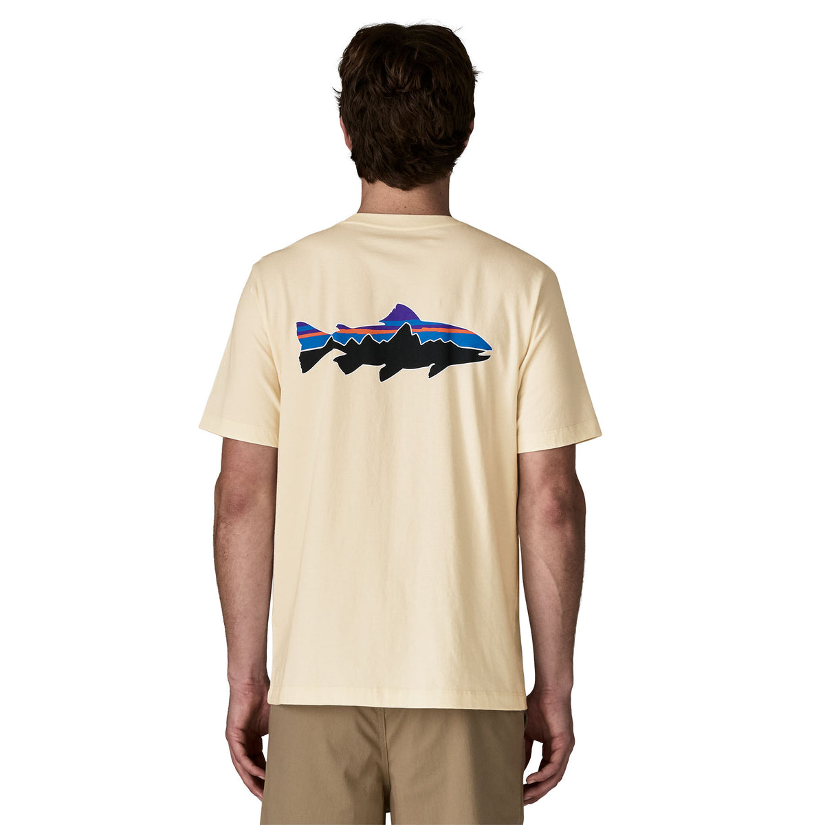 【オーガニックコットン】メンズ・フィッツロイ・トラウト・Tシャツ