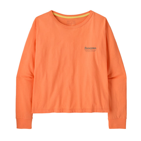 ウィメンズ・ロングスリーブ・ウォーター・ピープル・バナー・イージーカット・Tシャツ