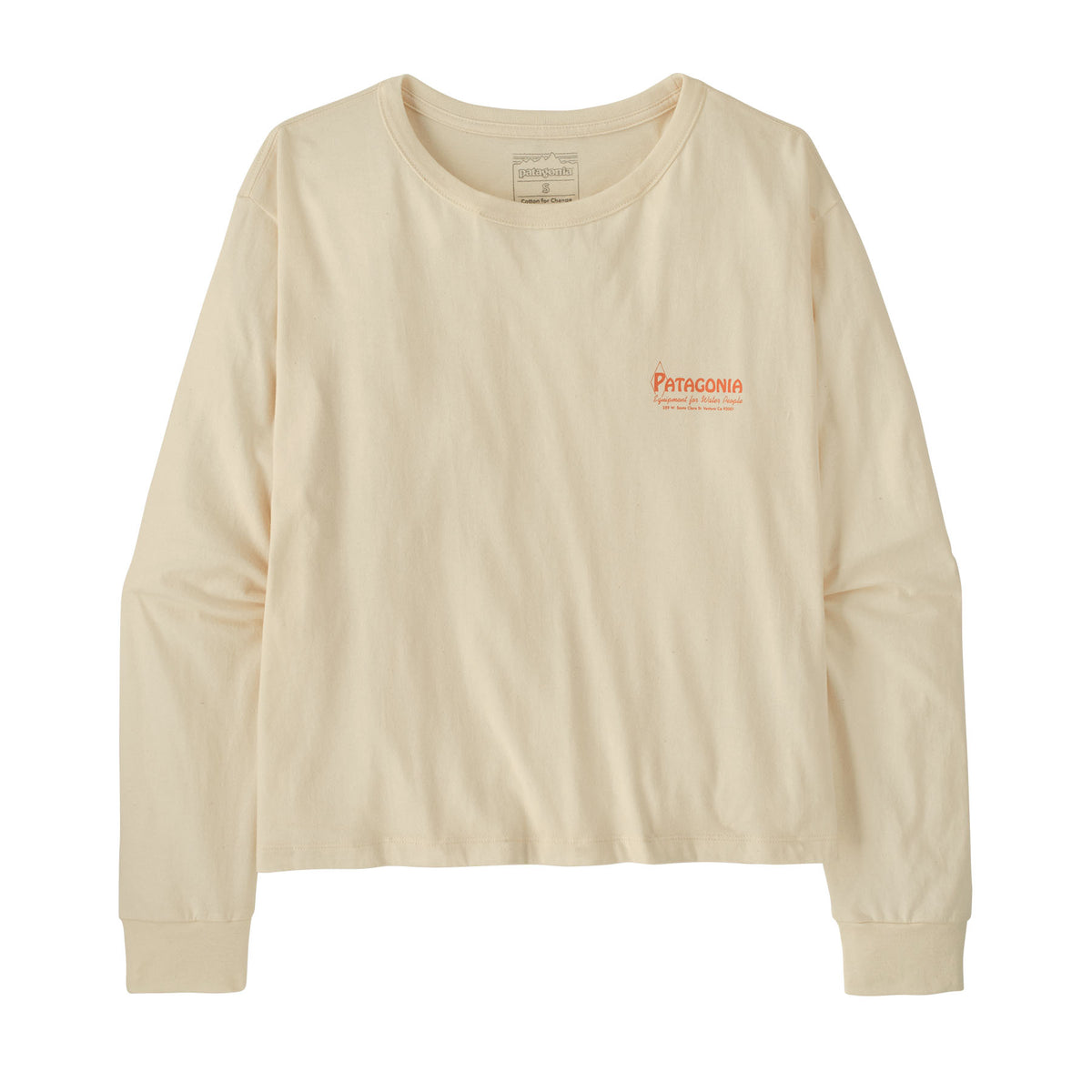 ウィメンズ・ロングスリーブ・ウォーター・ピープル・バナー・イージーカット・Tシャツ