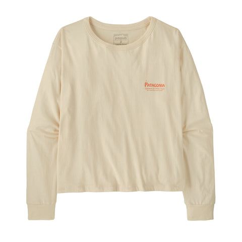ウィメンズ・ロングスリーブ・ウォーター・ピープル・バナー・イージーカット・Tシャツ