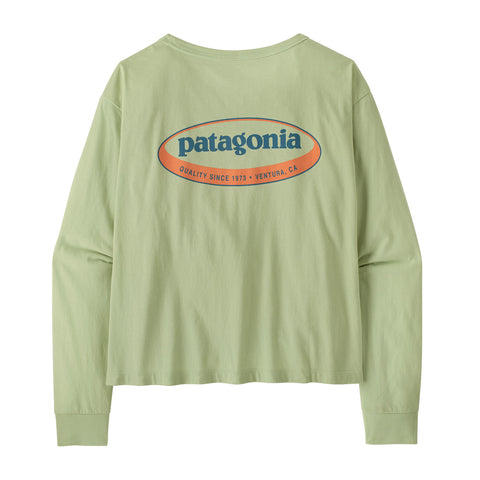 ウィメンズ・ロングスリーブ・'95 オーバル・ロゴ・イージーカット・Tシャツ