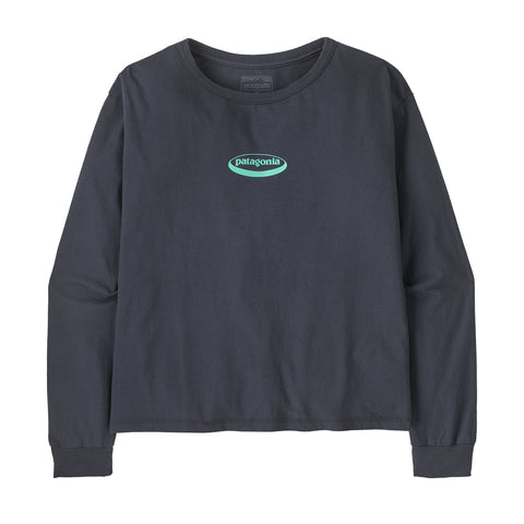 ウィメンズ・ロングスリーブ・'95 オーバル・ロゴ・イージーカット・Tシャツ