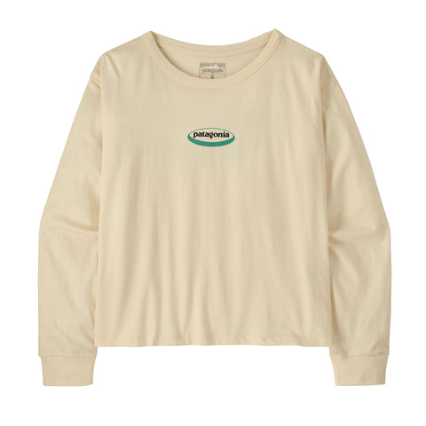 ウィメンズ・ロングスリーブ・'95 オーバル・ロゴ・イージーカット・Tシャツ