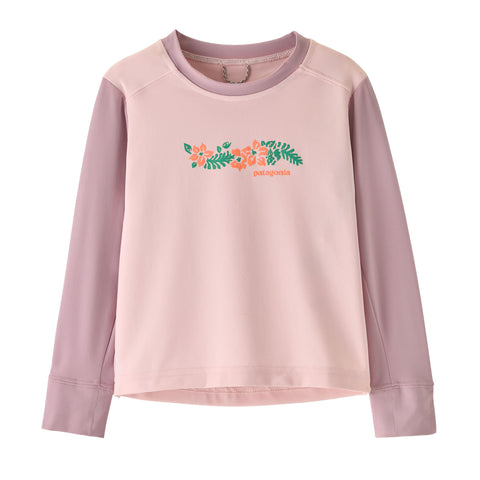 【UPF40+ 吸湿速乾】ベビー・ロングスリーブ・キャプリーン・シルクウェイト・Tシャツ