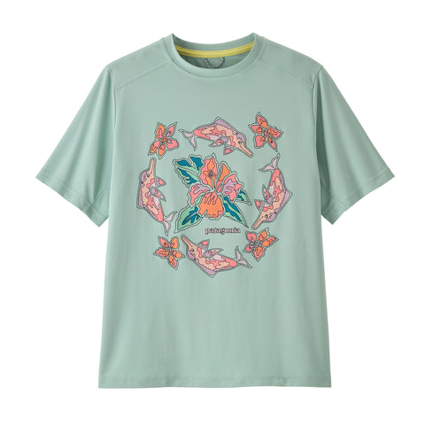 【UPF40+ 吸湿速乾】キッズ・キャプリーン・シルクウェイト・Tシャツ
