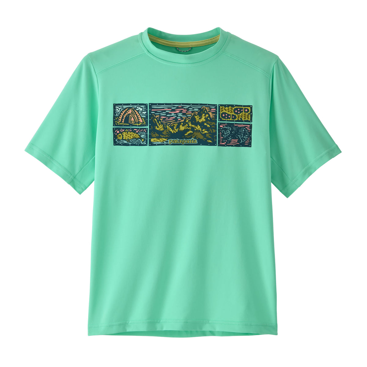 【UPF40+ 吸湿速乾】キッズ・キャプリーン・シルクウェイト・Tシャツ (SS26セール対象)