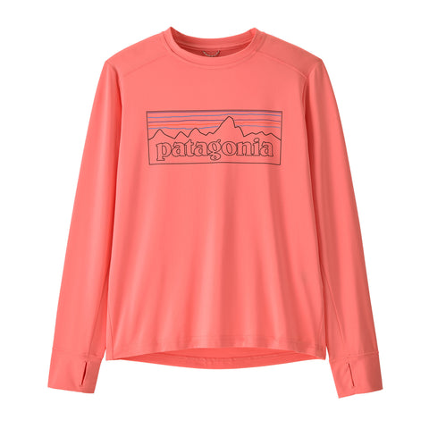 【UPF40+ 吸湿速乾】キッズ・ロングスリーブ・キャプリーン・シルクウェイト・Tシャツ