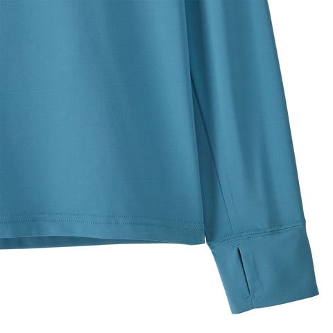 【UPF40+ 吸湿速乾】キッズ・ロングスリーブ・キャプリーン・シルクウェイト・Tシャツ
